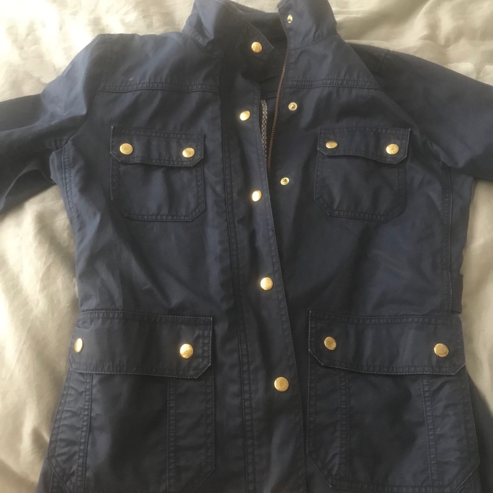 j crew navy jacket